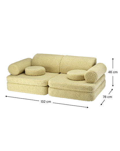 Wigiwama Matcha Settee - teddystof speelbank