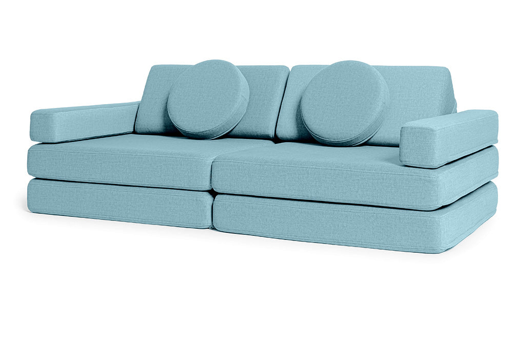 Shappy Play Sofa Ultra Plush Sky Blue