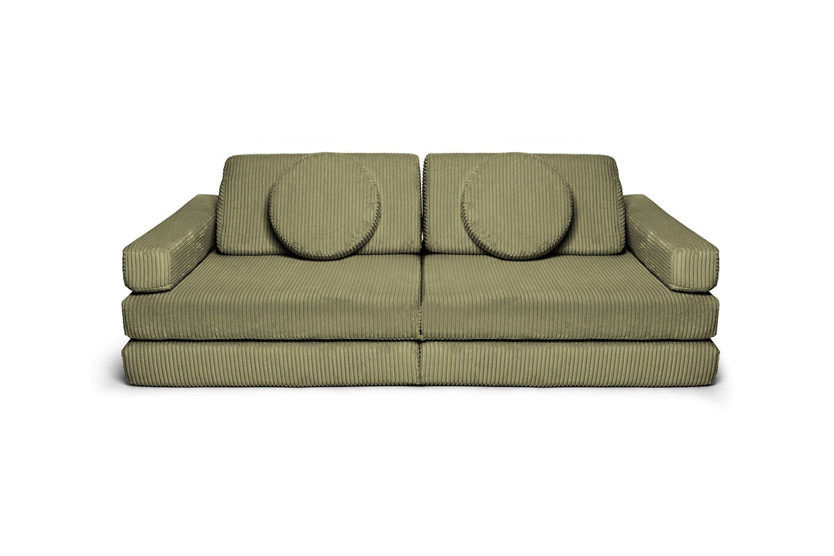 Shappy Speelbank Pure Corduroy 160 cm in Dusty Sage