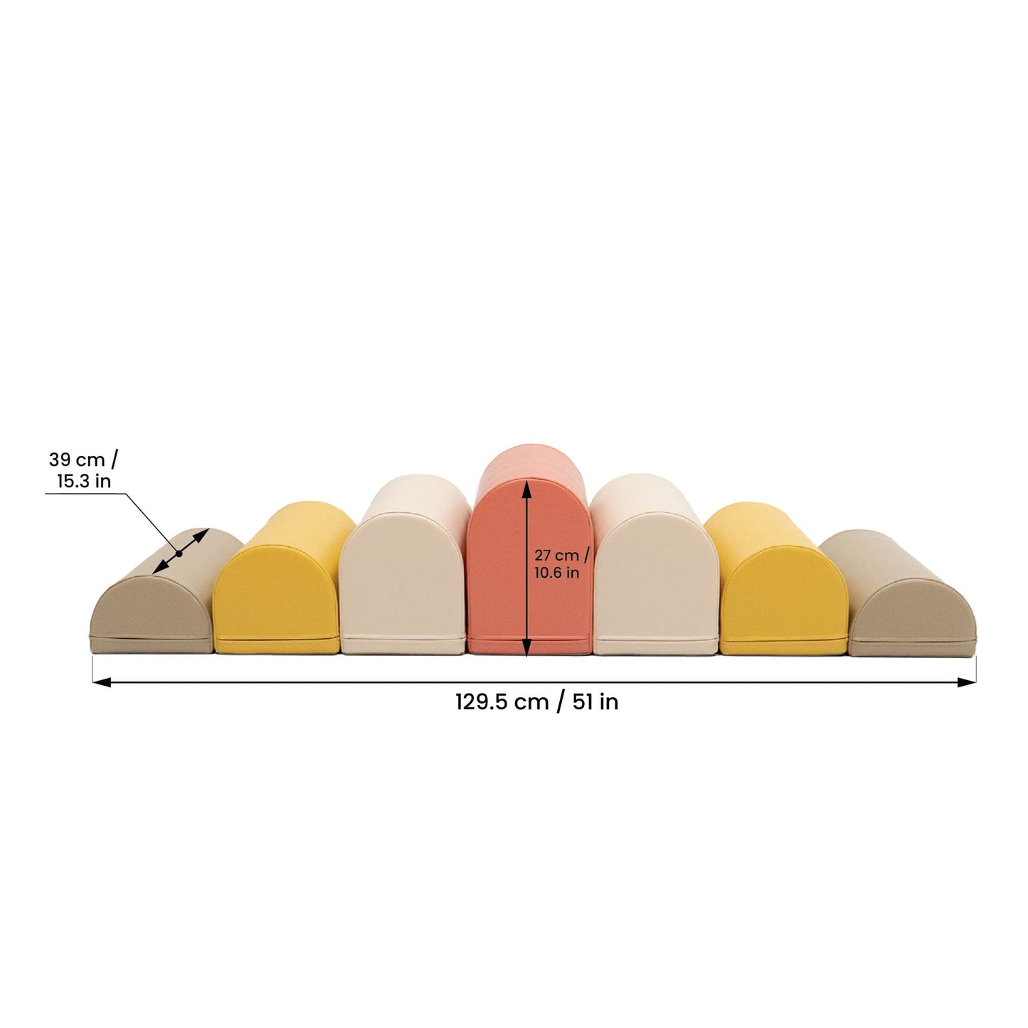 Multifunktionale Softplay-Aktivitätsblöcke – Bewegung