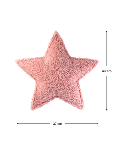 Wigiwama Guava Star Cushion - teddystof kussen