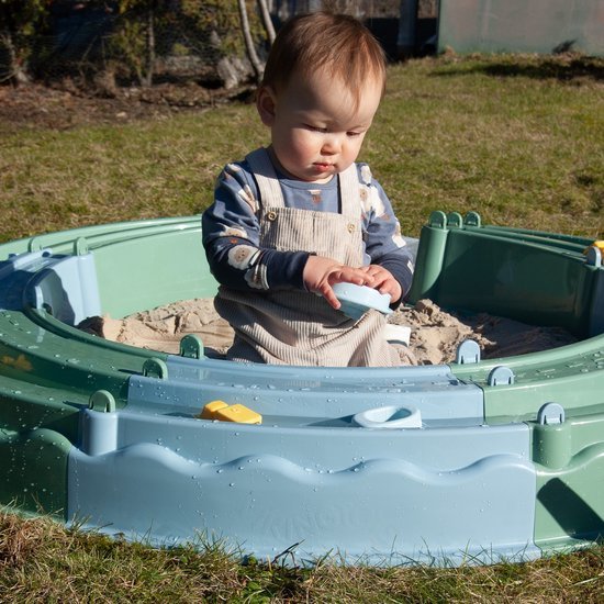 Viking RE:LINE – Sandkasten mit Wasserbahn – Outdoor-Spielzeug