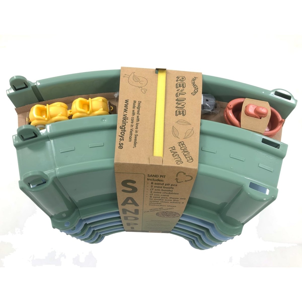 Viking RE:LINE – Sandkasten mit Wasserbahn – Outdoor-Spielzeug