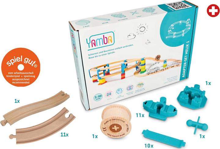 Yamba Starter Helix 1 – 36-teilige Eisenbahn-Erweiterung