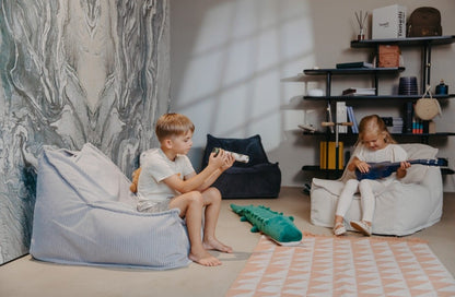 YappyHug beanbag Light grey – Ergonomische zitzak (80×70×50 cm)