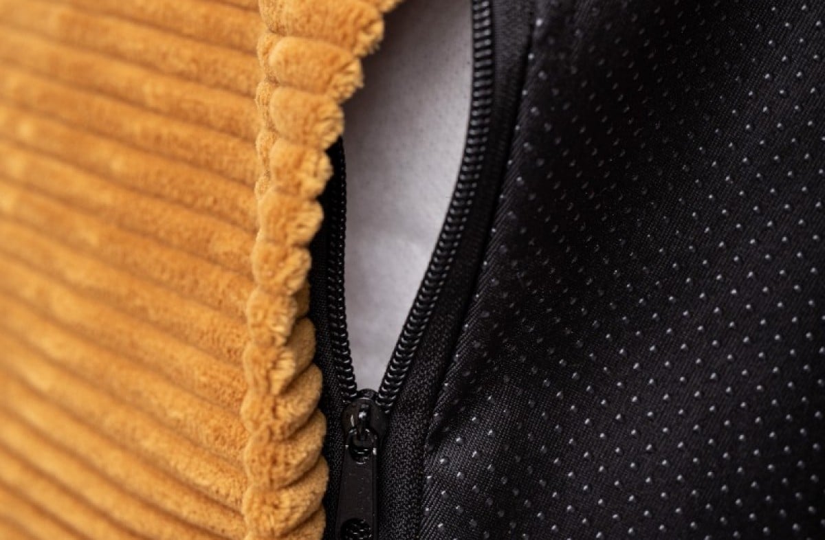 YappyHug Sitzsack Senfgelb – Ergonomischer Sitzsack (80×70×50 cm)