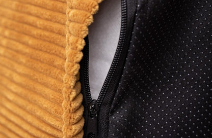 YappyHug Sitzsack Senfgelb – Ergonomischer Sitzsack (80×70×50 cm)