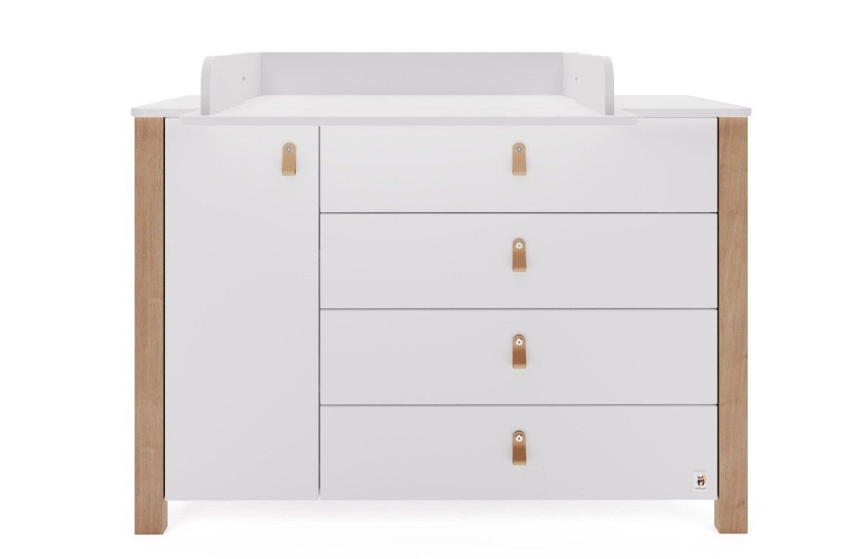 YappyÉtude Wickelkommode II 120 cm Weiß