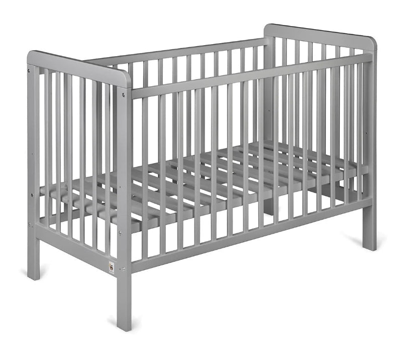 YappyUno Babybett 120x60 cm Hellgrau