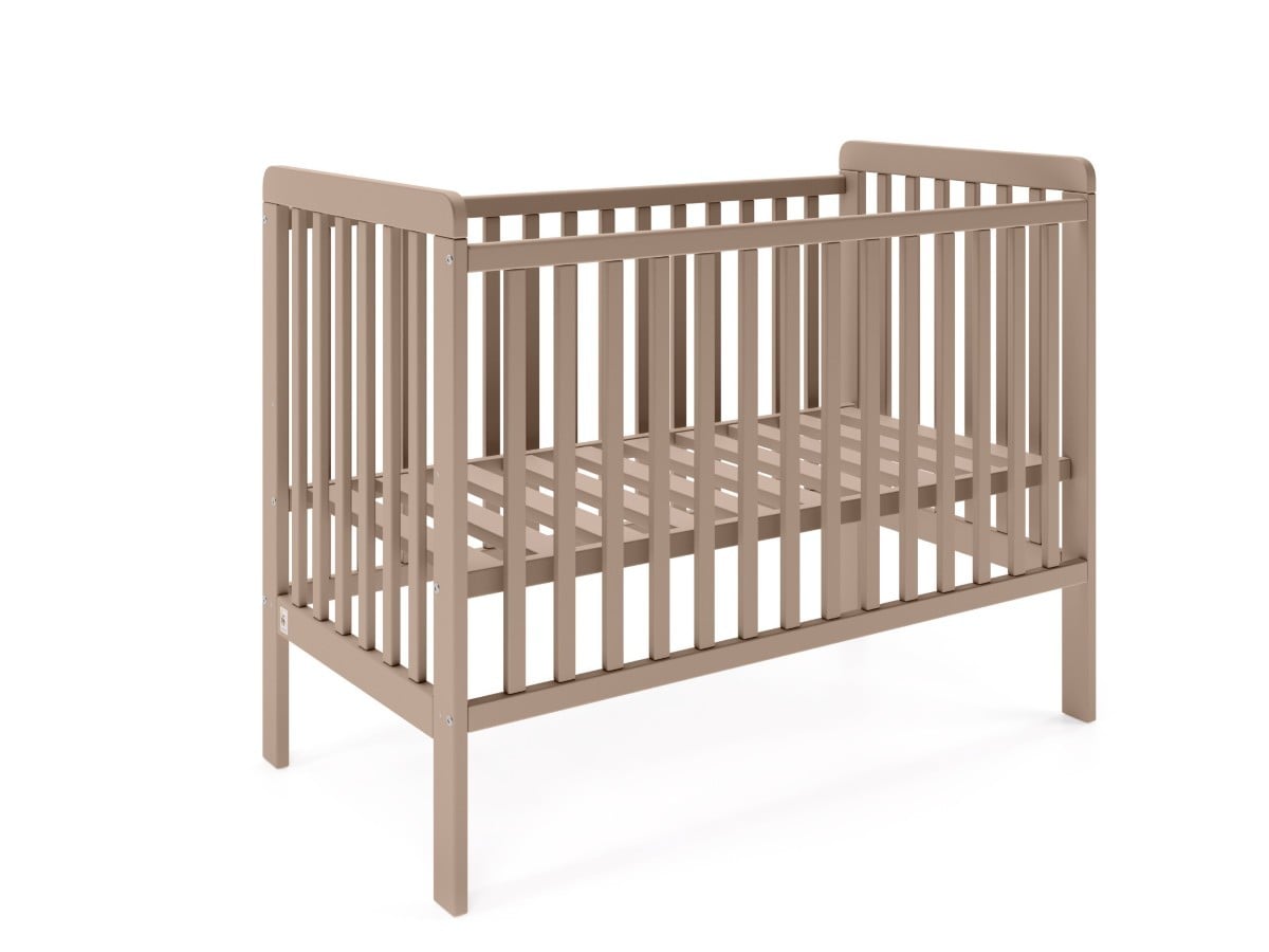 YappyUno Babybett 120x60 cm Mokka Buche