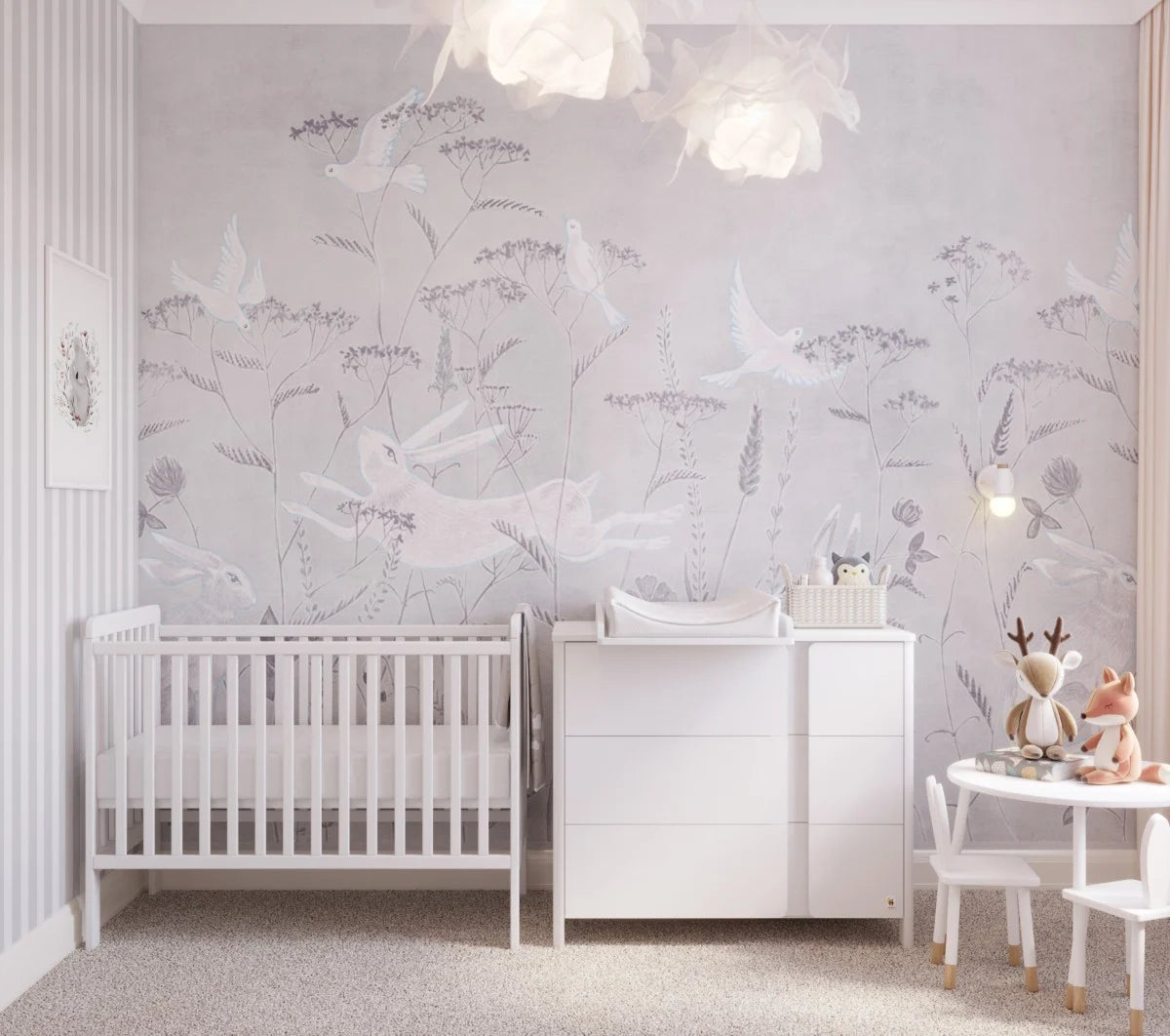 houten ledikant voor de babykamer