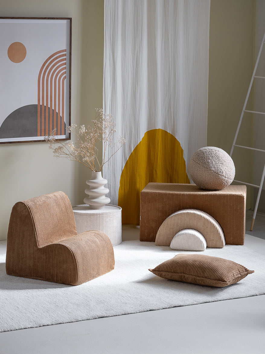 Wigiwama Cloud Chair Toffee - kinderstoel