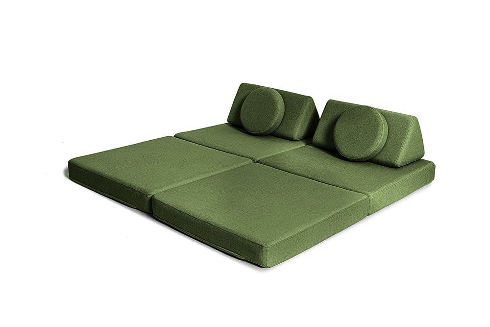 Shappy Play Sofa Ultra Plush Bottle Green